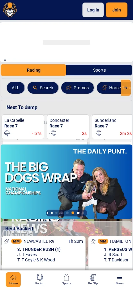 Bet Bunker mobile app